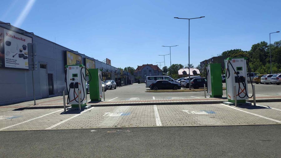 Nabíjecí stanice Pražská ul., Mělník