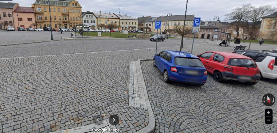 Parkoviště nám. Jiřího z Poděbrad, Toužim