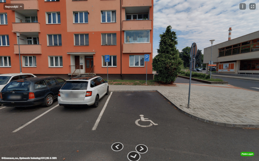 Parkoviště Malé nám., Toužim