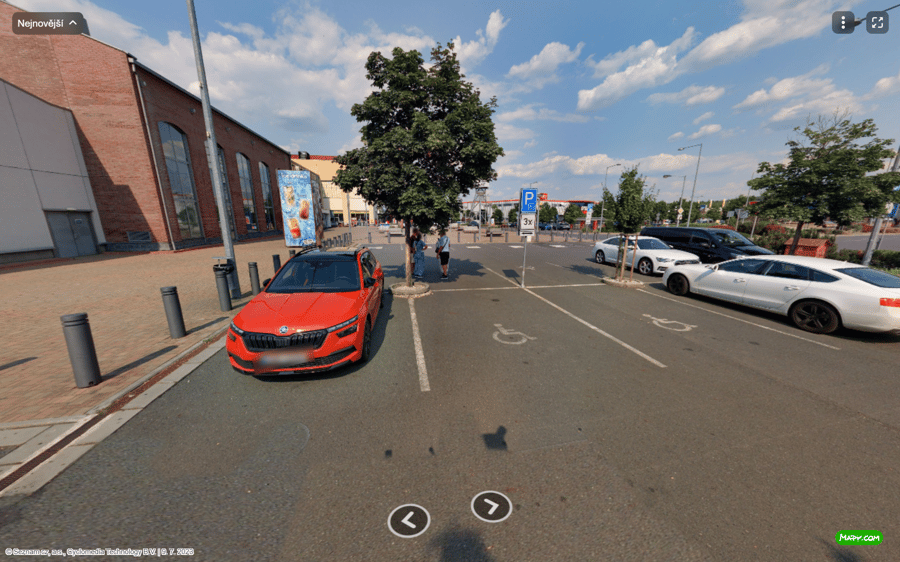 Parkoviště Písecká ul., Plzeň 8- Černice