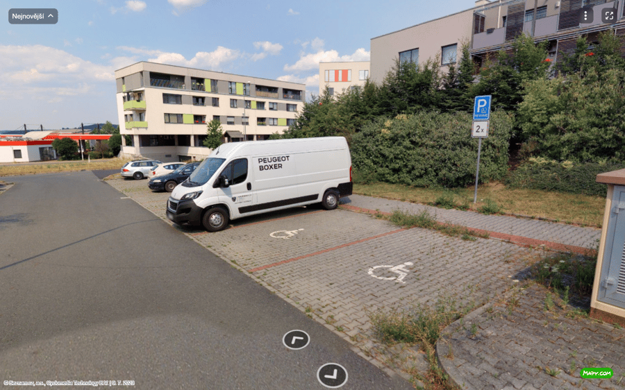 Parkoviště Parková ul., Plzeň 8