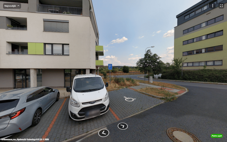 Parkoviště Vltavínová ul., Plzeň 8