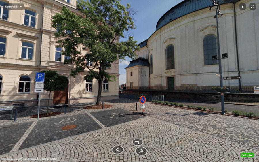 Parkoviště nám. Míru, Nový Bor