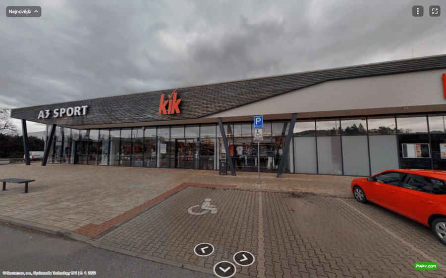 Parkoviště Hradišťská ul., Písek