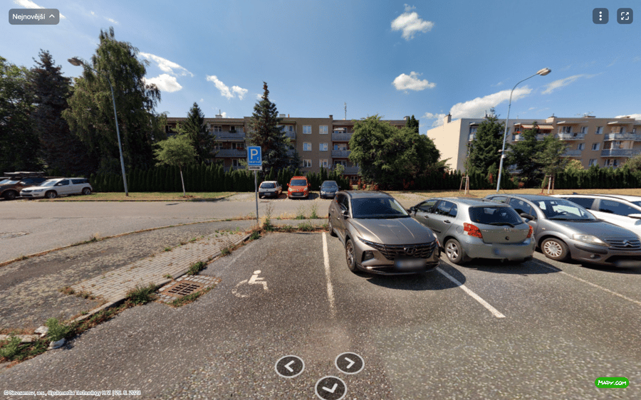 Parkoviště ul. Na Letné, Olomouc