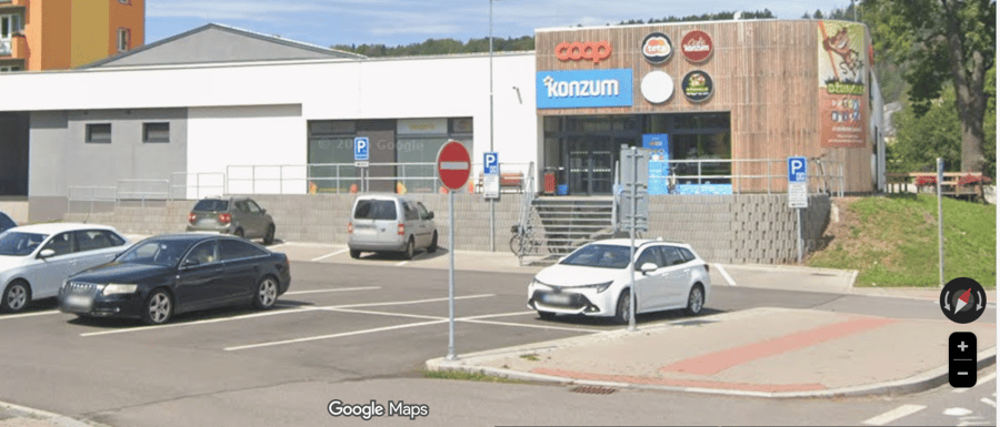 Parkoviště Hostovského ul., Hronov