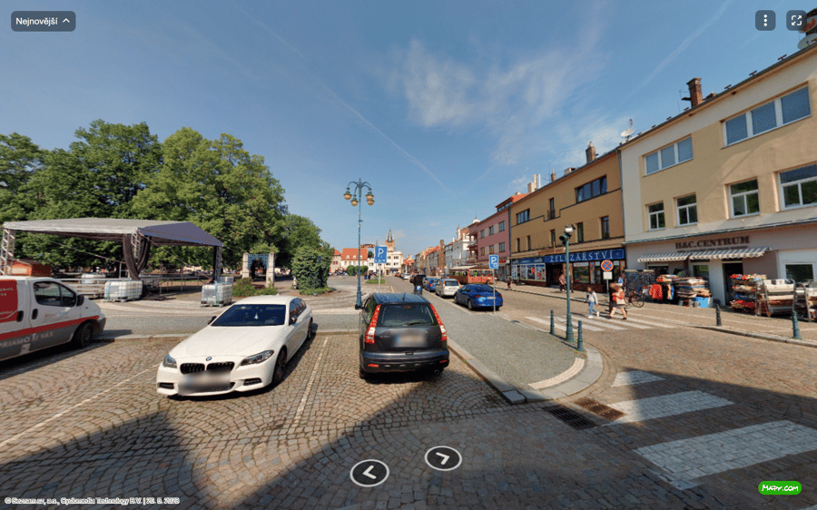 Parkoviště nám. P. Otakara II., Vysoké Mýto