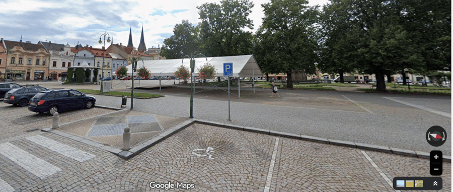 Parkoviště nám. P. Otakara, Vysoké Mýto