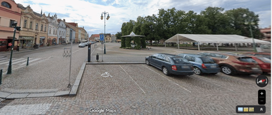 Parkoviště nám. P. Otakara, Vysoké Mýto