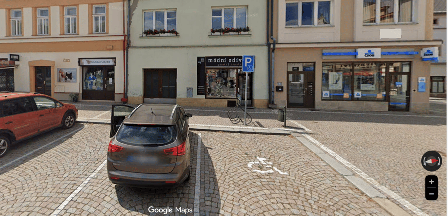 Parkoviště nám. P. Otakara, Vysoké Mýto