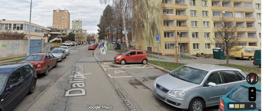 Parkoviště Dalimilova ul., Brno