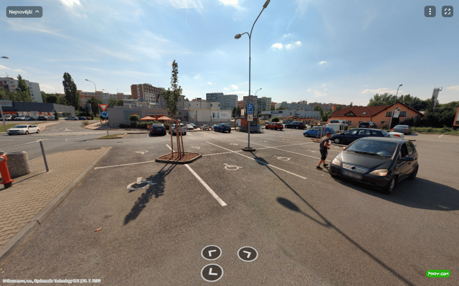 Parkoviště Vodárenská ul., Mělník