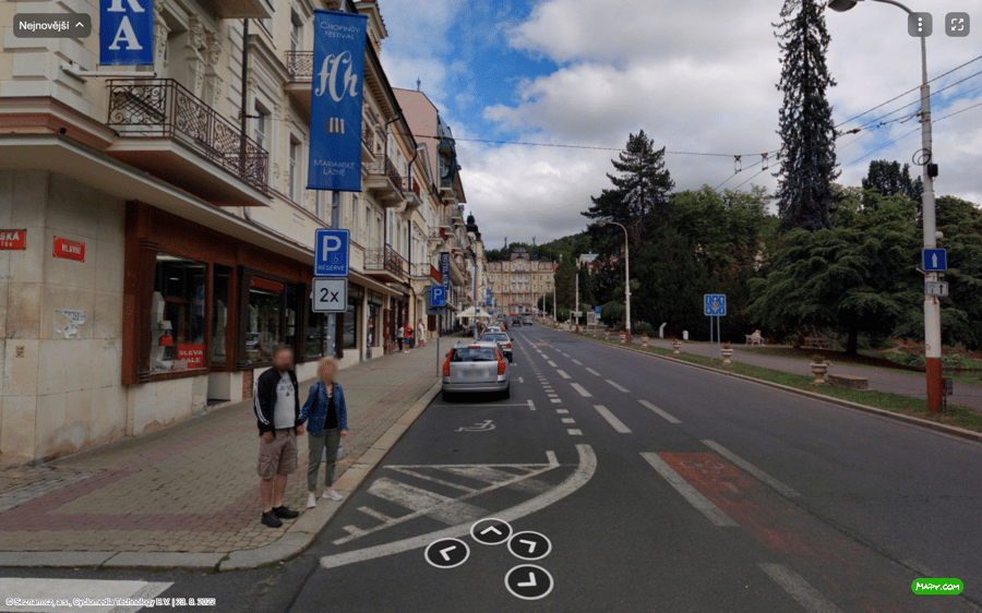 Parkoviště Hlavní tř., Mariánské Lázně