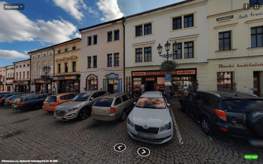 Parkoviště Zámecké nám., Frýdek