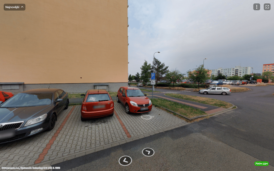 Parkoviště Manětínská ul., Plzeň