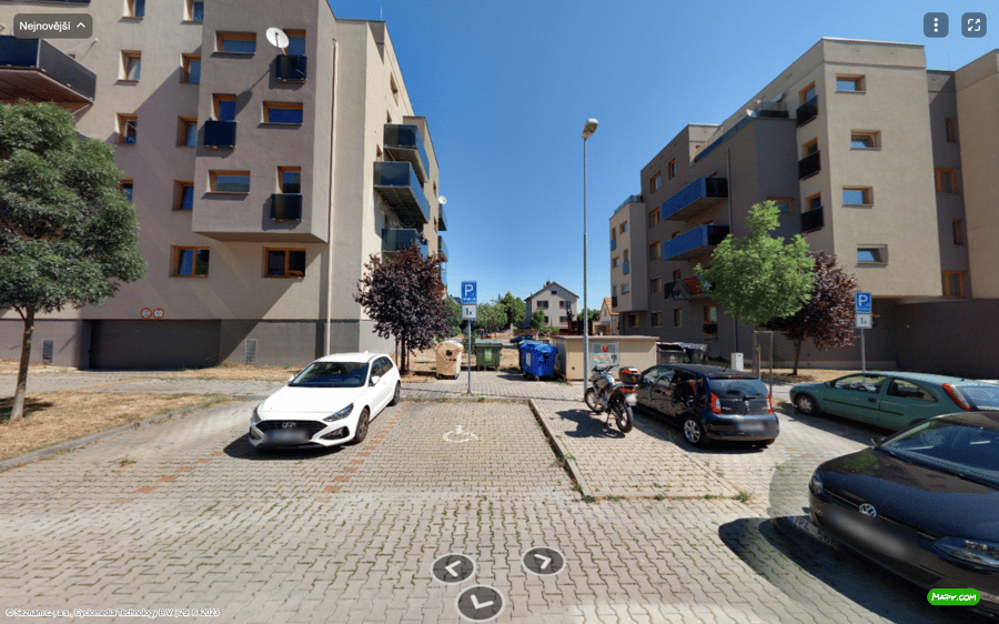 Parkoviště ul. U Velkého rybníka, Plzeň 1