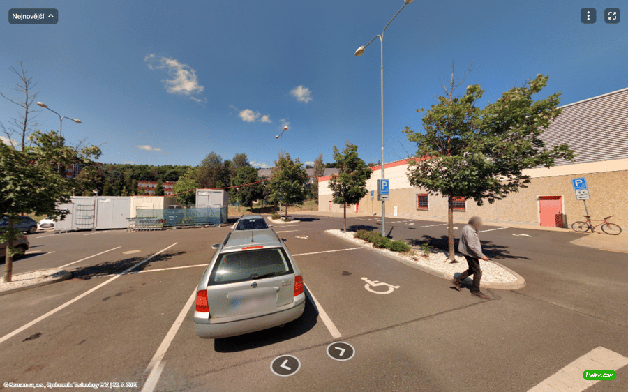Parkoviště Chebská ul., Mariánské Lázně