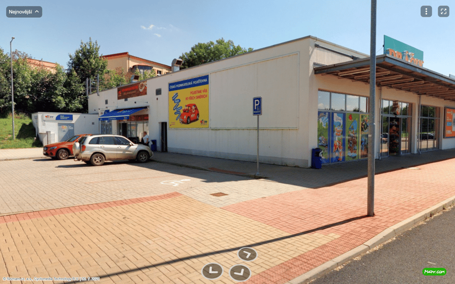 Parkoviště Chebská ul., Mariánské Lázně