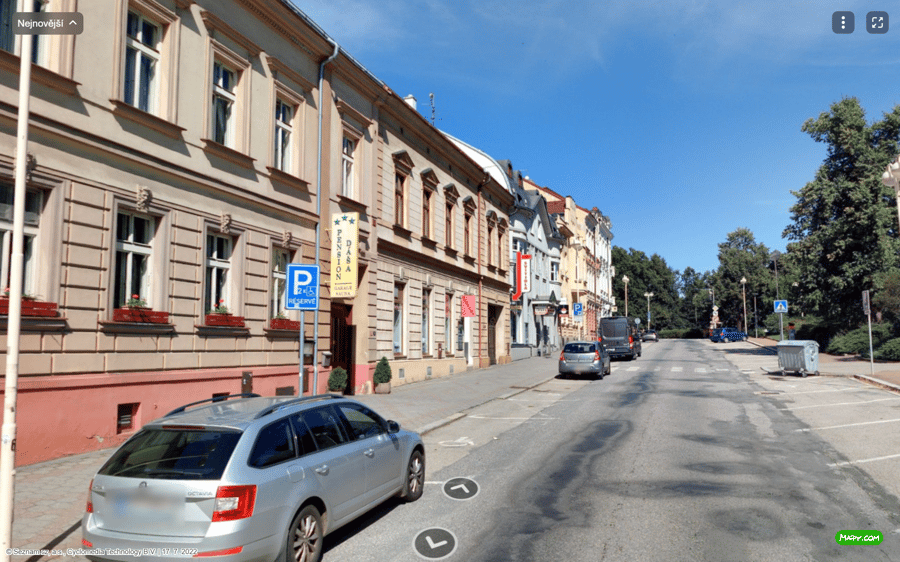 Parkoviště Bílkova ul., Tábor