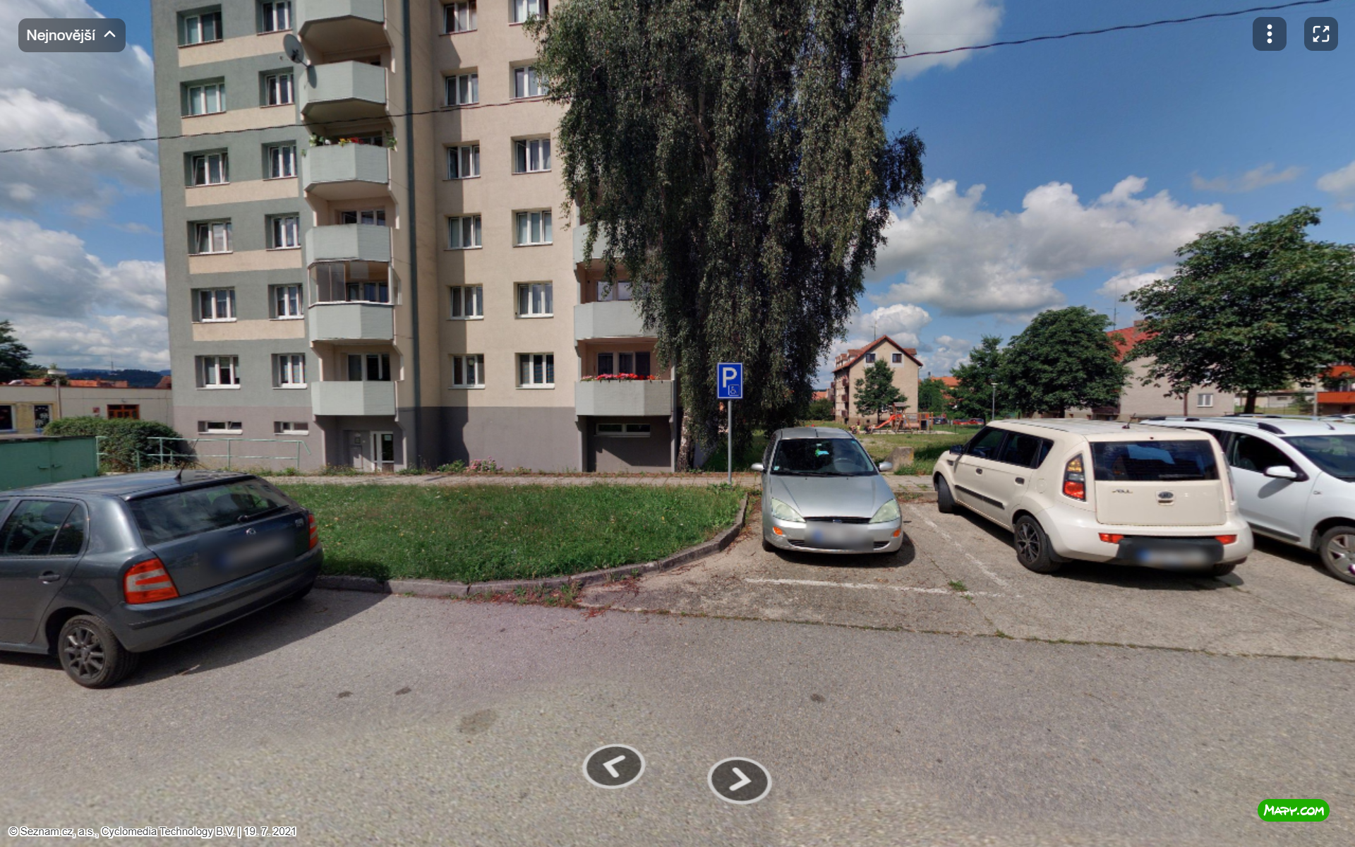 Parkoviště Budovatelská ul., Trhové Sviny