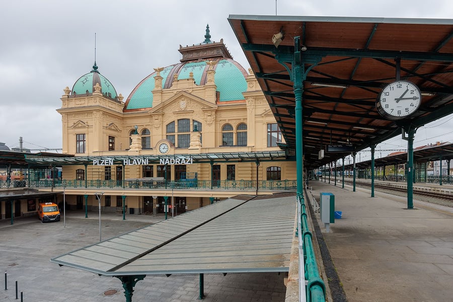 WC hl. nádraží Plzeň