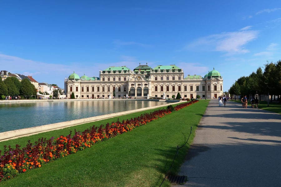 Belvedere - zámek a muzeum Vídeň
