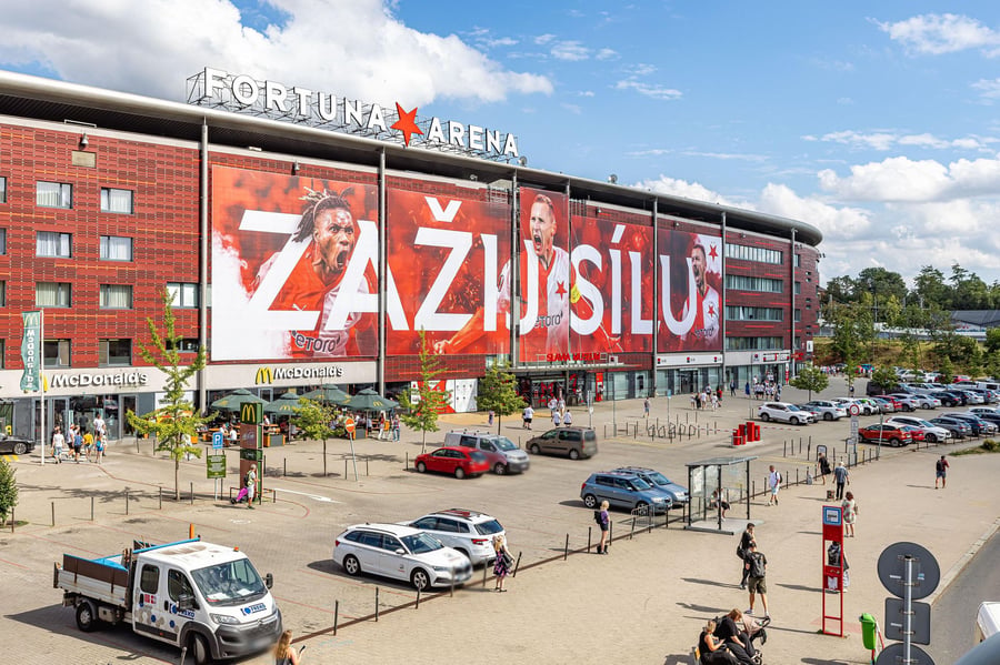 Parkoviště U Slavie, Praha 10