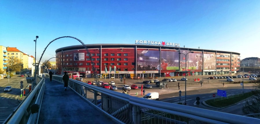 Parkoviště U Slavie, Praha 10
