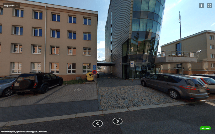 Parkoviště Studentská ul., Liberec