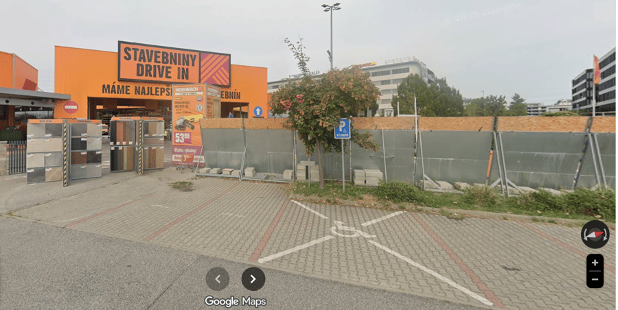 Parkoviště Galvaniho ul., Bratislava Slovensko