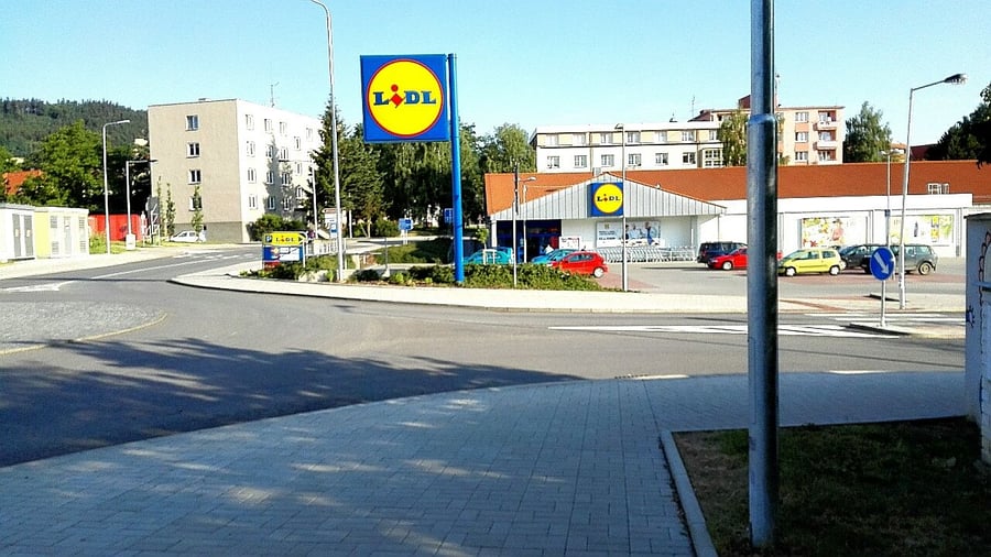 Parkoviště Lidl Krumlovská ul., Prachatice