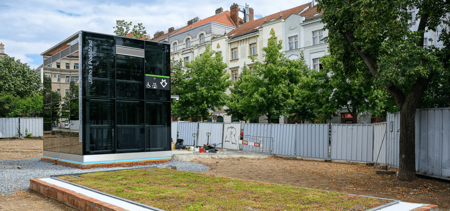 Metro A - Jiřího z Poděbrad Praha 3