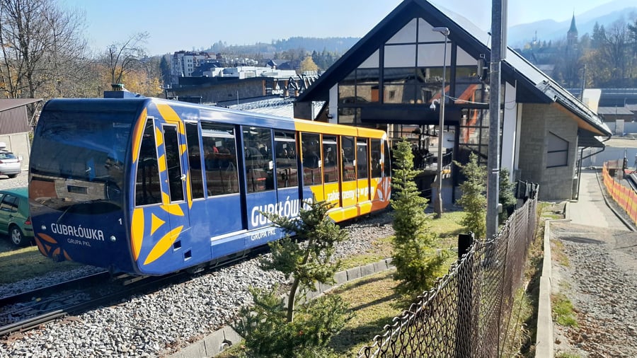 Gubałówka lanovka, Zakopane, Polsko