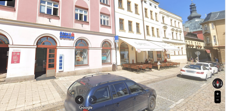 Česká spořitelna,  Mírové nám., Broumov