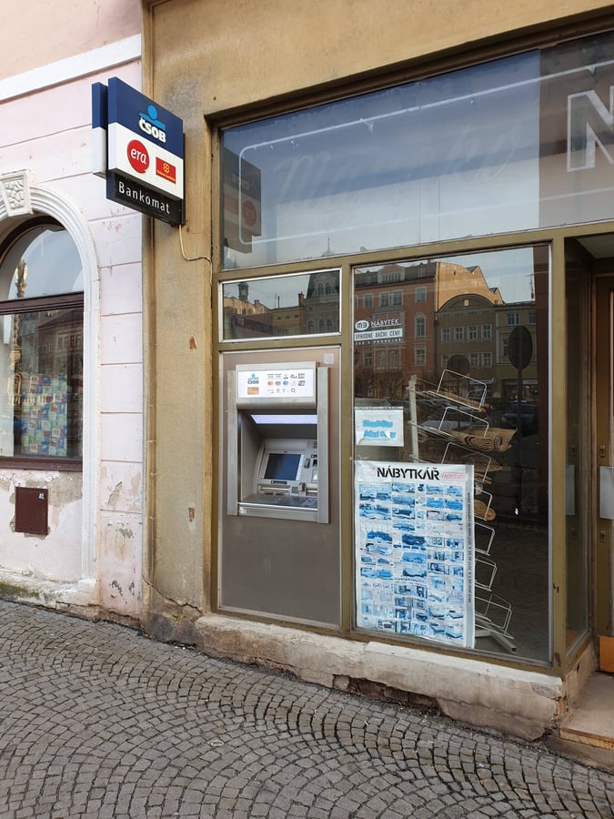 Bankomat ČSOB a PS, Mírové náměstí, Broumov