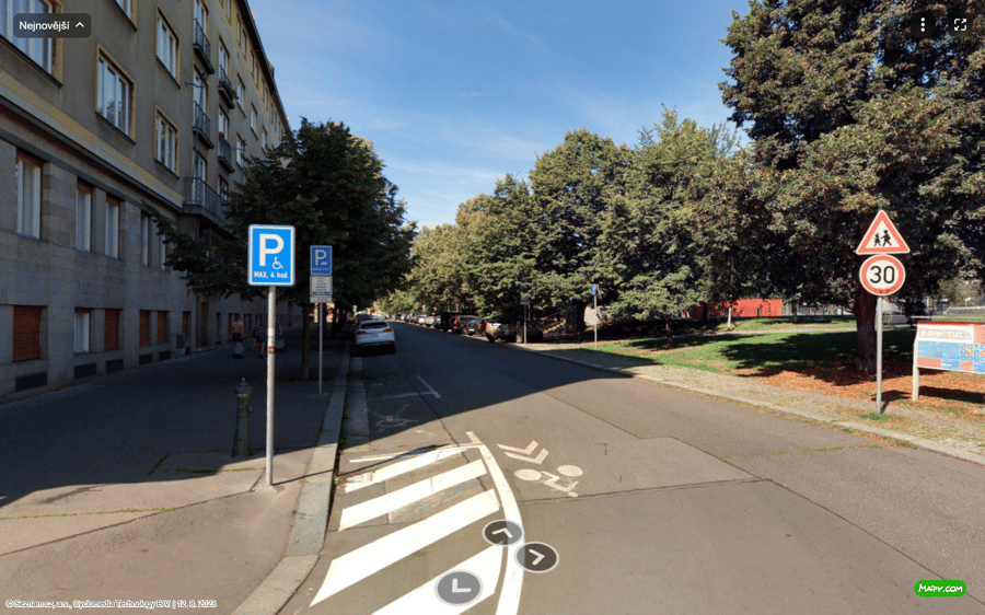 Parkoviště Lannova ul., Praha 1