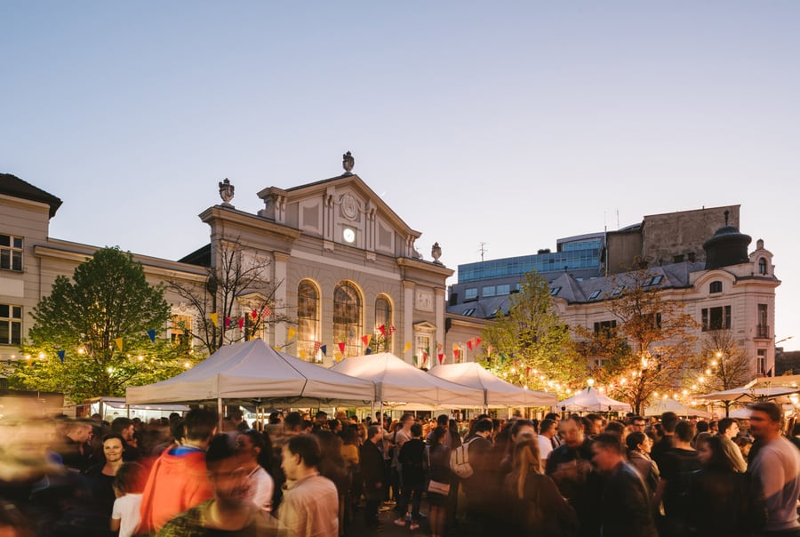 Stará tržnica Nám. SNP, Bratislava, Slovensko