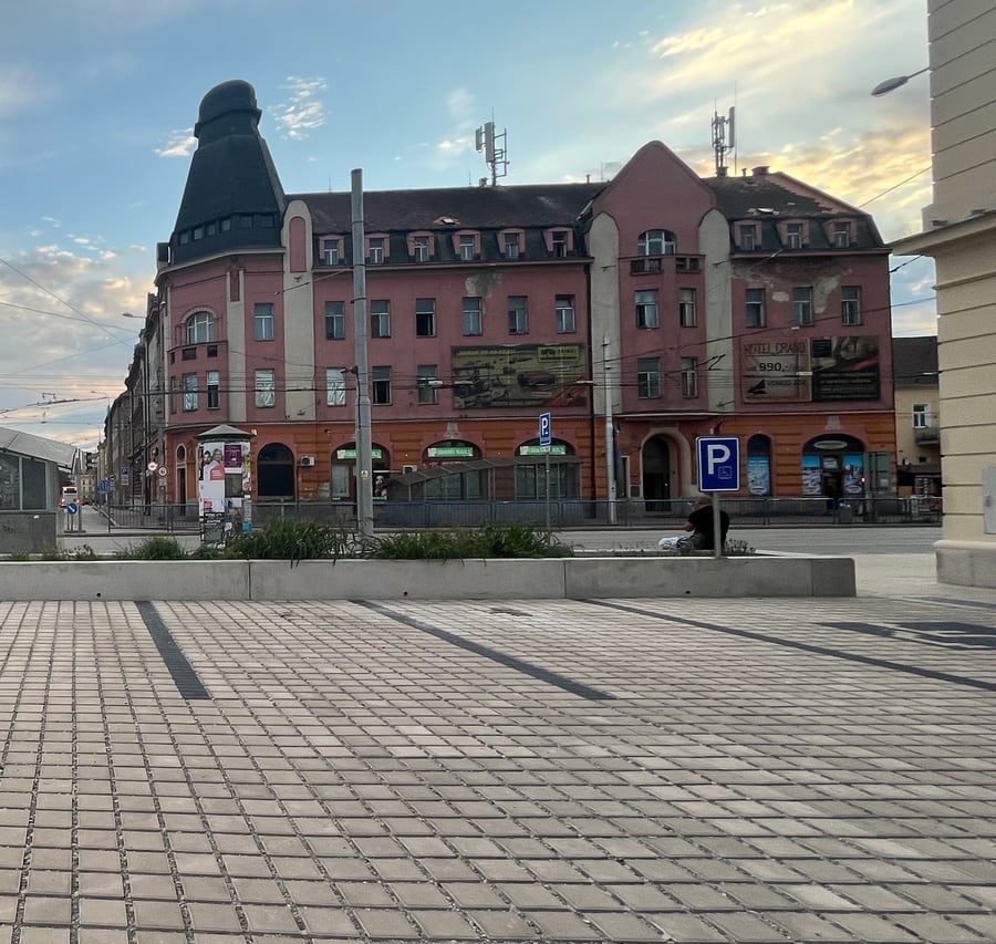 Parkoviště Nádražní ul., České Budějovice