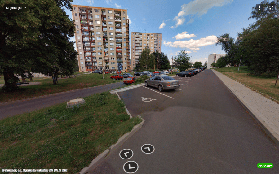 Parkoviště Vranovská ul., Mimoň