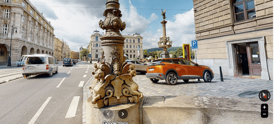 Parkoviště Alšovo náb., Praha 1
