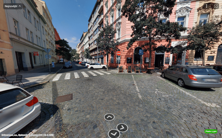 Parkoviště Americká ul., Praha 2 - Vinohrady