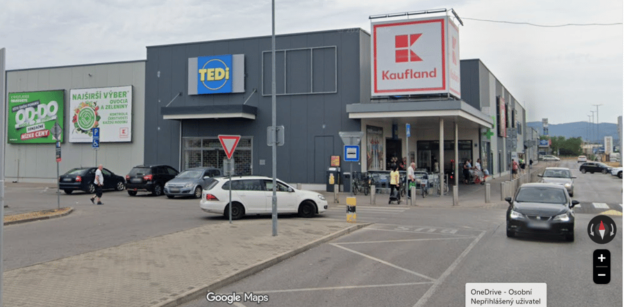 Kaufland ul. Nedožerská cesta, Prievidza, Slovensko