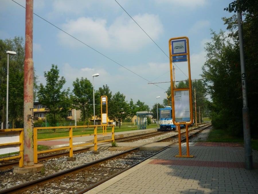 tramvajová zastávka Moravská