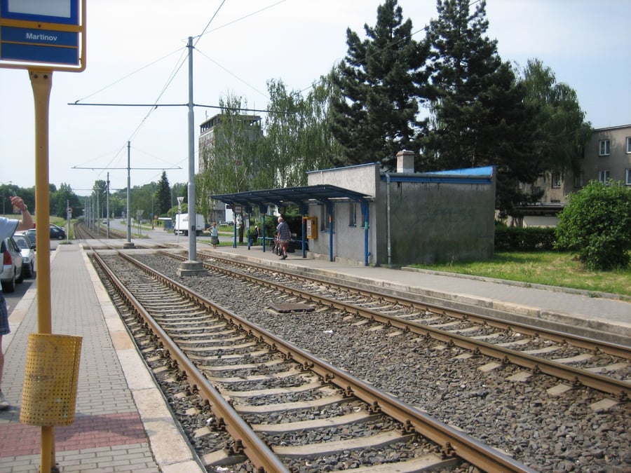 tramvajová zastávka Martinov