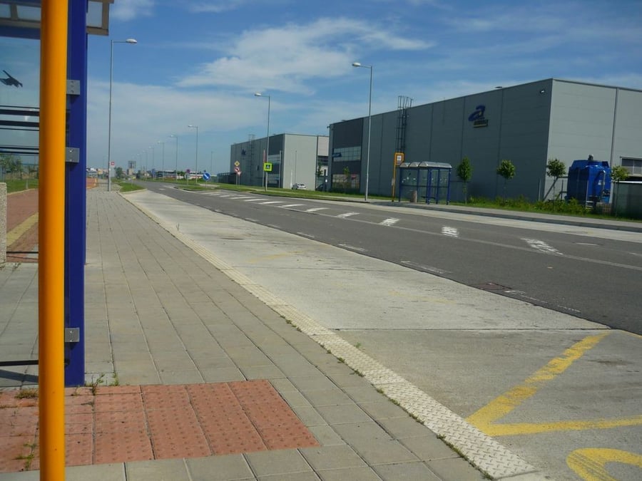 autobusová zastávka Hrabová zóna jih