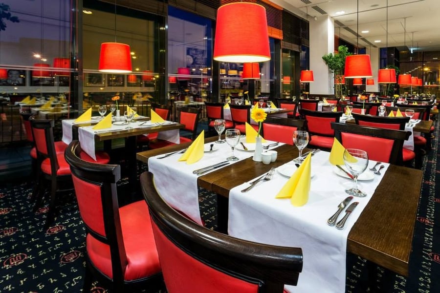 Restaurace v hotelu Angelo