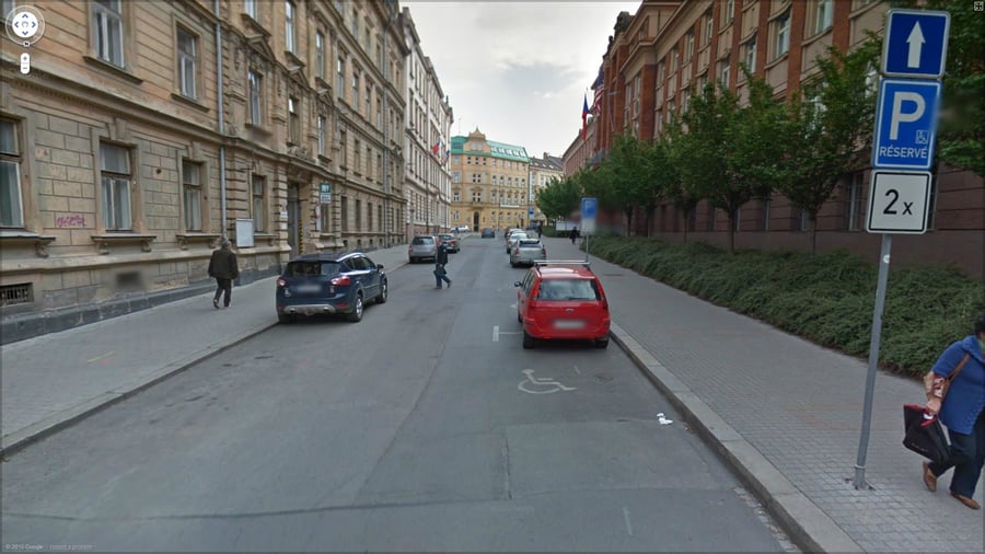 Parkoviště Škroupova ul., Plzeň 