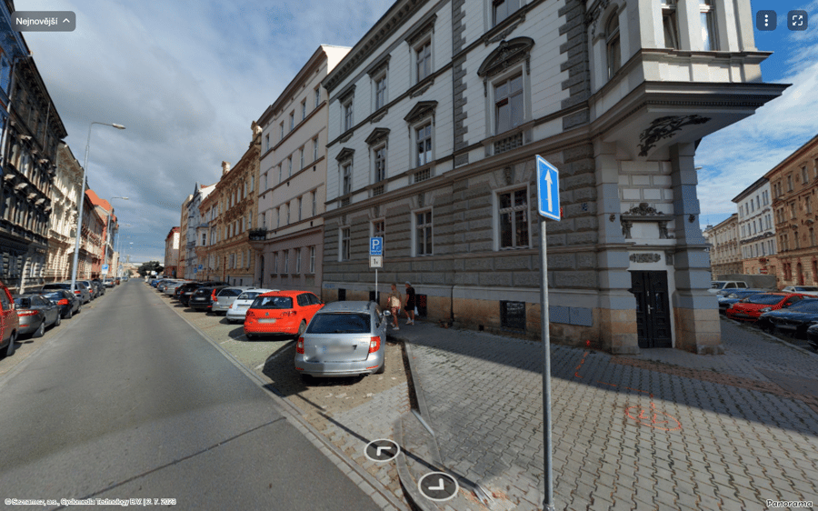 Parkoviště Nerudova ul., Plzeň 3