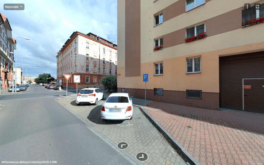 Parkoviště Nerudova ul., Plzeň 3