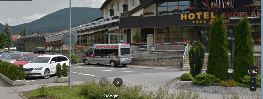 Restaurace v hotelu Eroplán